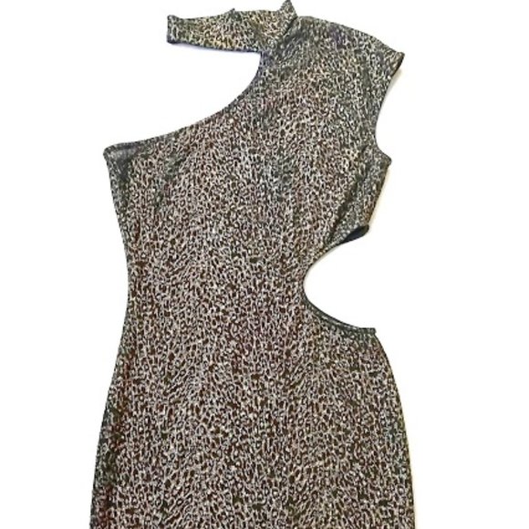 Dresses & Skirts - One Shoulder Mini Sequin Dress